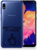 Bumper Siliconen Hoesje Geschikt voor Samsung Galaxy A10 Finger DTMP