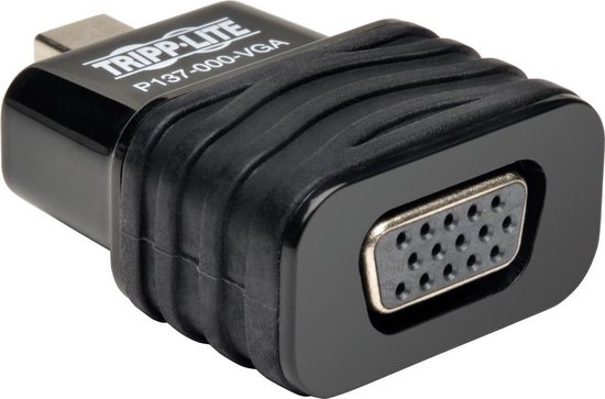 Tripp Lite P137-000-VGA changeur de genre de câble DisplayPort 1.2 Noir