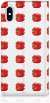 Étui iPhone Xs Max Standcase Design Paprika Red
