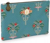 Etui Pip Studio Jungle dieren plat blauw