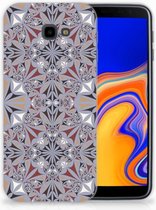 TPU Siliconen backcover Samsung Galaxy J4 Plus (2018) Design Flower Tiles