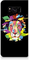 Geschikt voor Samsung Galaxy S8 Flipcover Lion Color