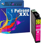 PlatinumSerie 1x inkt cartridge alternatief voor Epson T2713 Magenta