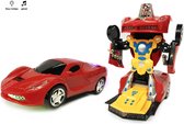 Transform - Robot Race Auto - 2in1 robot en auto - Transformation car (inclusief batterijen)