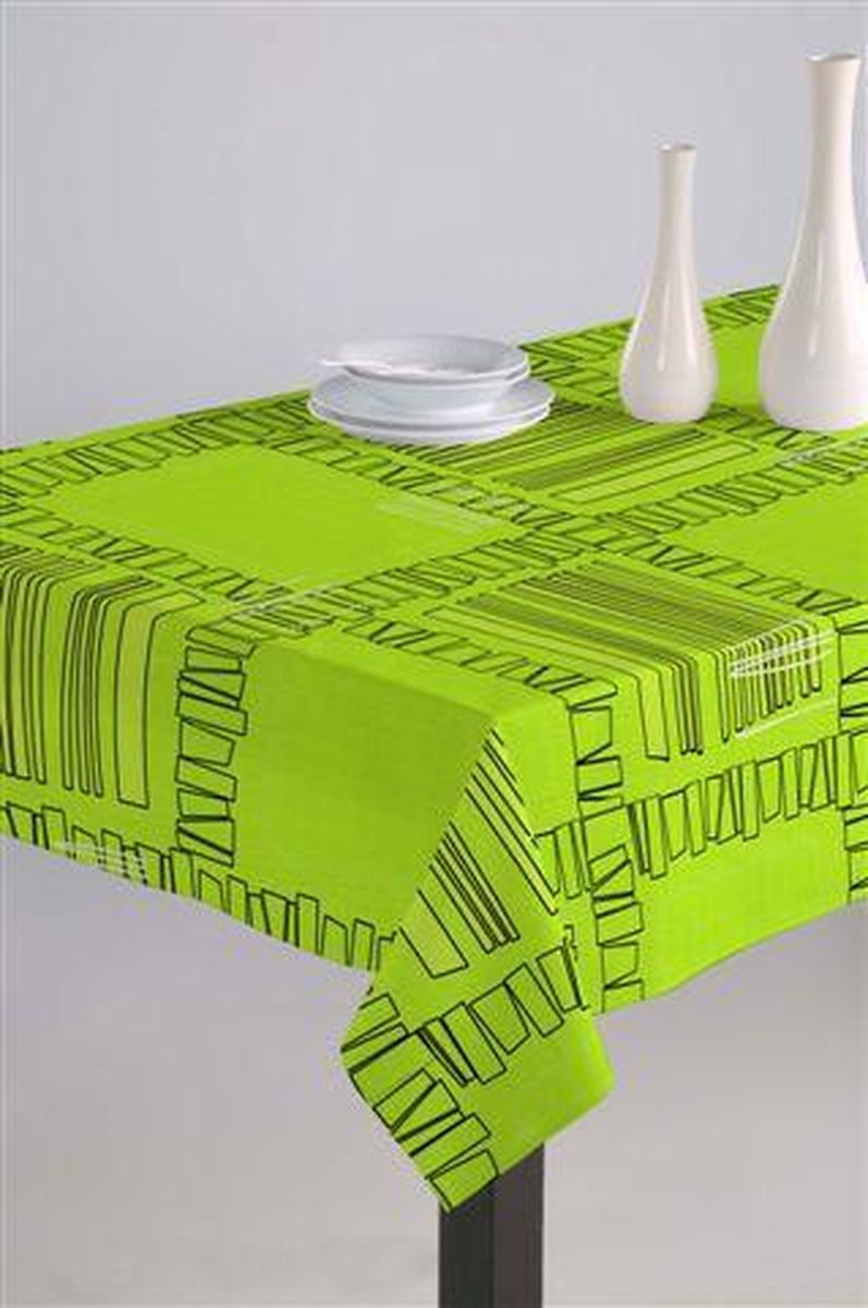 Luxe Stoffen Tafellaken - Tafelkleed - Tafelzeil - Artemis Groen - 140cm x 220cm