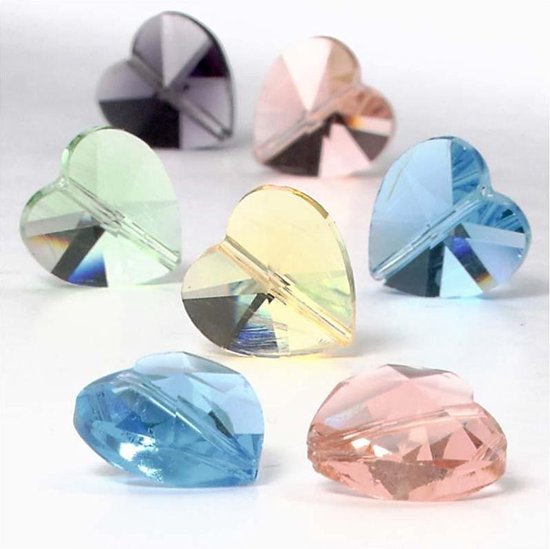 Kristal kralen, afm 14 kleuren 30 assorti | bol.com