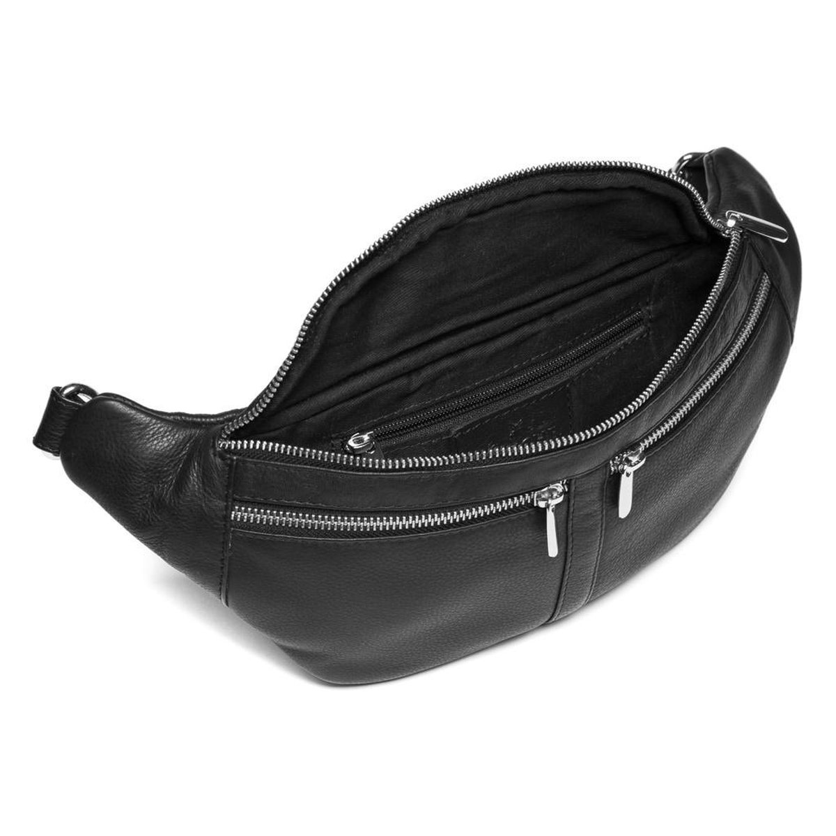 Zwarte DEPECHE Heuptas BUM BAG 12346