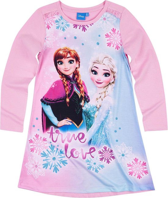 Disney-Frozen-Nachthemd-roze-maat-128 | bol.com