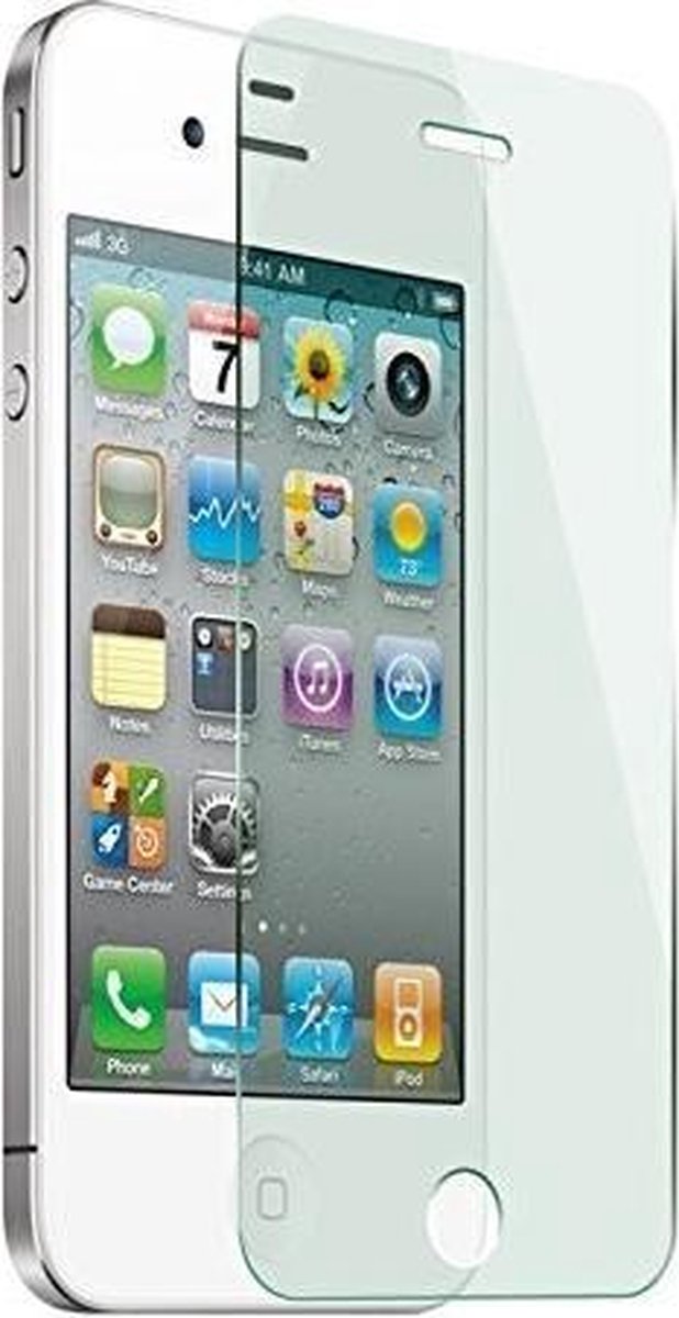 Gehard glas screenprotector voor geschikt voor iPhone 4 / 4s glas folie 9H