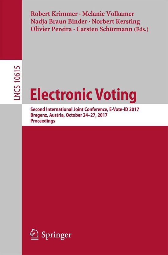 Springer Nature Proceedings Computer Science - Electronic Vo ... - cover