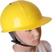 Bouwvakker helm voor kinderen geel
