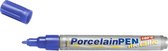 KREUL Metallic Blauwe Porseleinstift - Porcelain Pen Metallic 160 °C