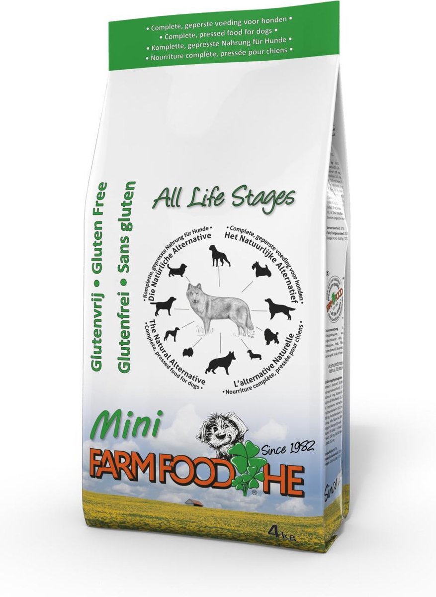 Farm Food HE Glutenvrij Mini hondenvoer 2 x 4 kg