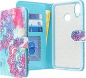 Huawei P Smart+ hoesje - CaseBoutique - Mandala print - Kunstleer