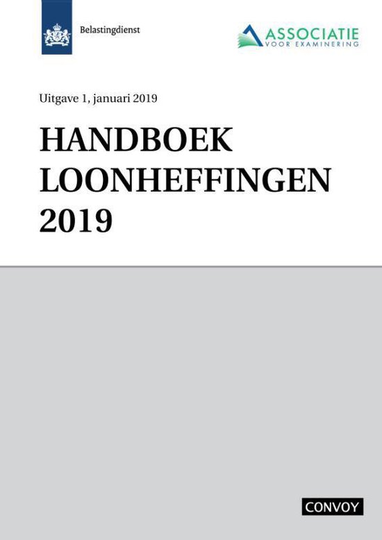 Handboek Loonheffingen 2019 - cover
