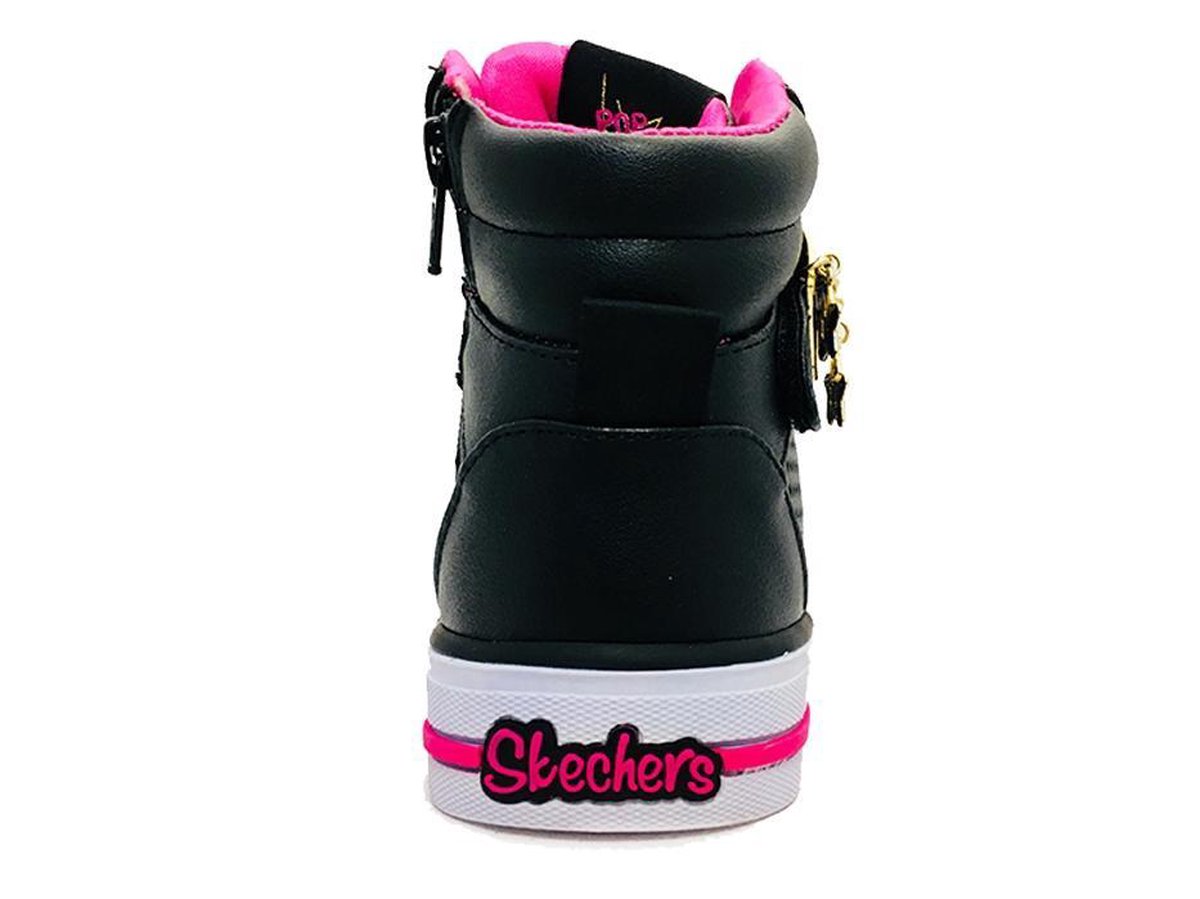 skechers twinkle toes zwart