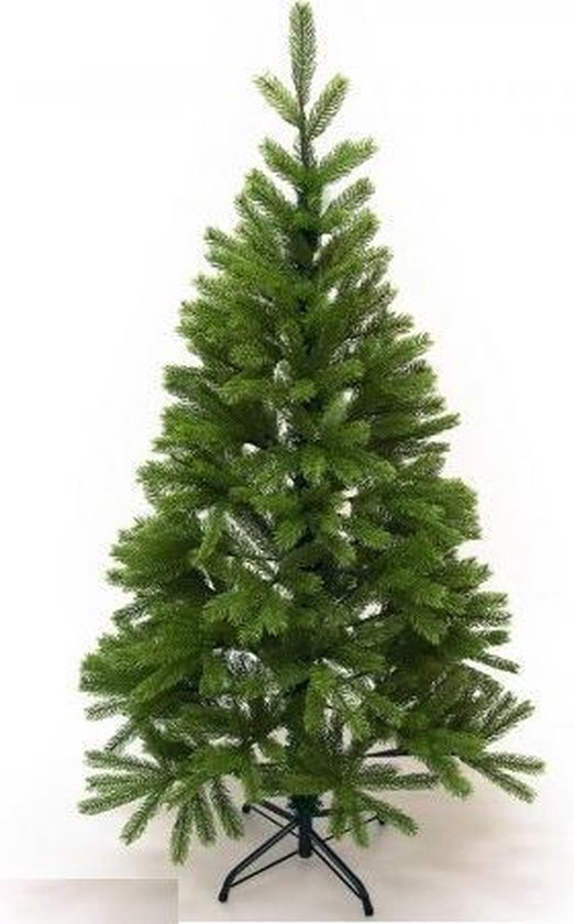 tekort begin Hijgend kerstboom - Realistische kerstboom, kunststof, kleur groen - 150cm | bol.com