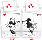 Disney Minnie Mouse Love - Dekbedovertrek - Eenpersoons - 140 x 200 cm - Multi