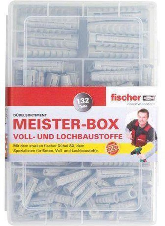 collegegeld bestrating oorsprong Fischer Pluggenset DHZ box met UXR 6-8 pluggen+schroeven+haken 518526 |  bol.com