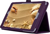 Acer Iconia Tab 8 A1-840 Leather Stand Case Paars Purple