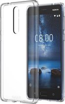 Nokia hybrid crystal back case - transparant - voor Nokia 8