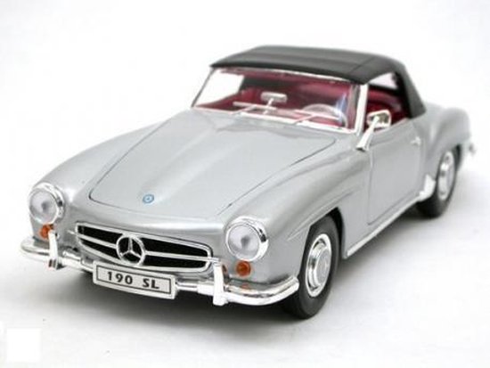 Modèle Réduit Mercedes 190 SL 1955 Blanc - Altaya Échelle 1:43 - Occasion
