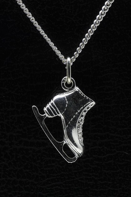 Pendentif chaîne de patinage artistique en argent