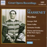 Great Opera Recordings - Massenet: Werther / Cohen, et al