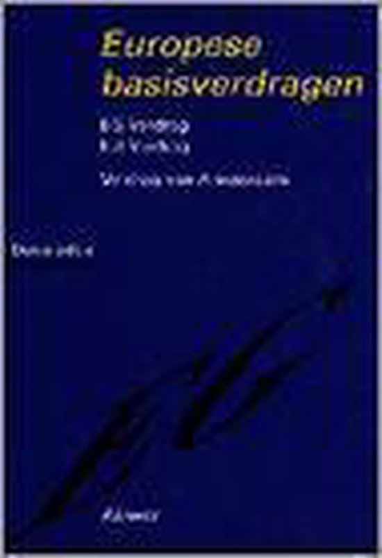 Europese basisverdragen - cover