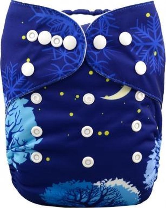 Pocketluier - Nacht | Alva Baby | 3,5 - 15kg | wasbare luier | Kidzstore.eu  | bol.com