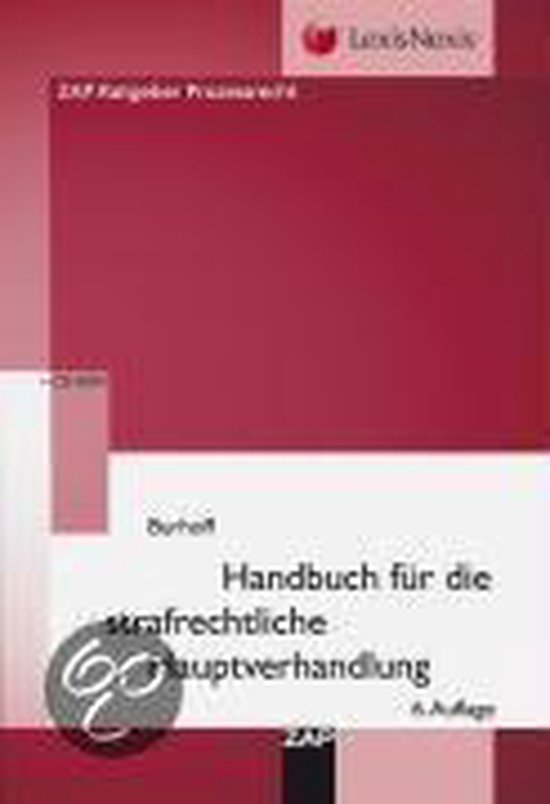 Handbuch Für Die Strafrechtliche Hauptverhandlung - cover