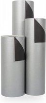 Cadeaupapier Zilver-Zwart - Rol 70cm - 200m - 70gr | Winkelrol / Apparaatrol / Toonbankrol / Geschenkpapier / Kadopapier / Inpakpapier