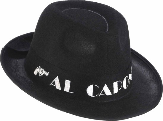 PLAY - Al Capone borsalino hoed volwassenen - Hoeden > Chique hoeden
