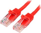 StarTech.com Cat5e Ethernet netwerkkabel met snagless RJ45 connectors UTP kabel 10m rood