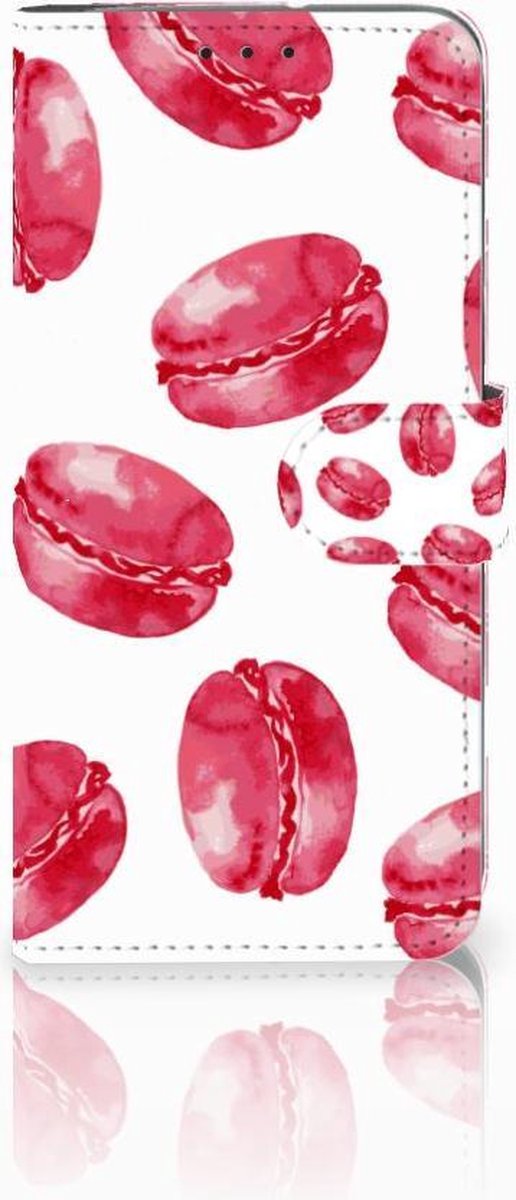 Motorola Moto G7 Power Book Cover Pink Macarons