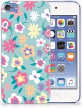 Geschikt voor iPod Touch 5 | 6 TPU Hoesje Design Flower Power