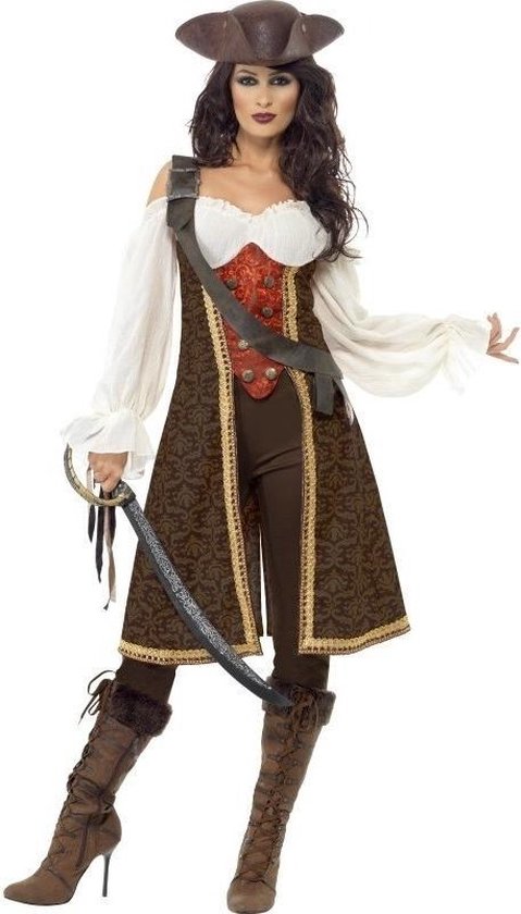 Luxe piraten kostuum voor dames 44-46 (L) |