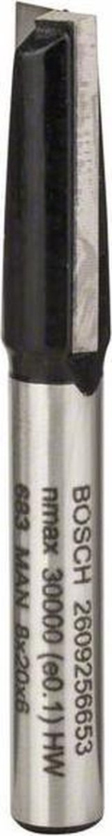 Bosch - Vingerfrezen 6 mm, D1 8 mm, L 19,5 mm, G 51 mm