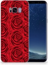 Geschikt voor Samsung Galaxy S8+ TPU siliconen Hoesje Red Roses