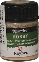Hobby acrylverf beige 15 ml