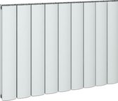 Eastbrook Guardia Design radiator horizontaal aluminium mat wit 60x123cm 2080 watt