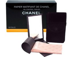 Chanel Oil Control Tissues blotting paper - 150 Sheets - matterende  papiertjes met spiegel