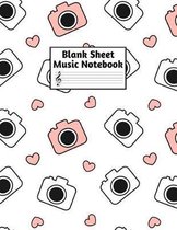 Blank Sheet Music Notebook