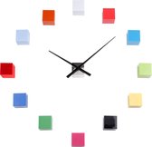Wall Clock DIY Cubic - Multi Colour