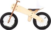 DipDap Houten Loopfiets de Luxe Pink-Grey