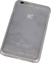 Apple iPhone 6 Plus Hardcase Lotus Zilver - Back Cover Case Bumper Hoesje