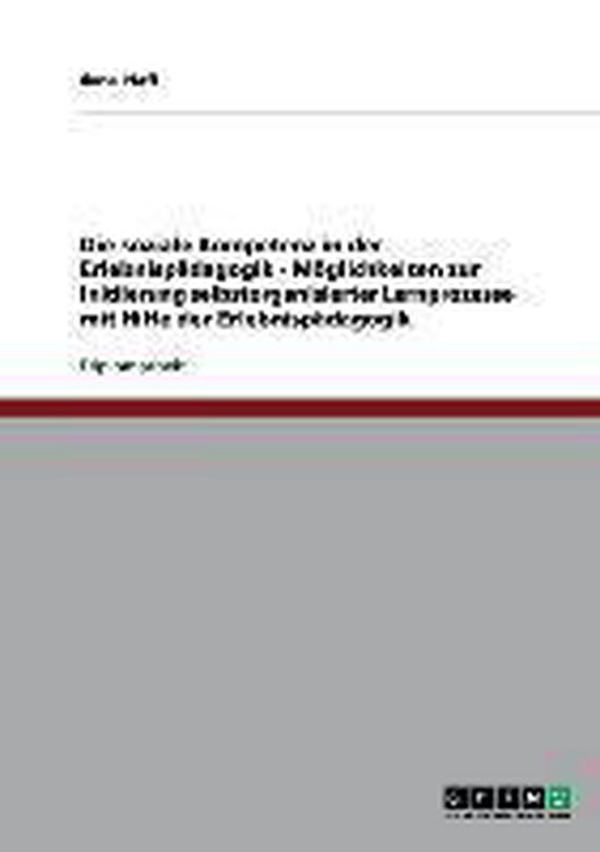Die soziale Kompetenz  in der Erlebnispädagogik. Möglichke ... - cover
