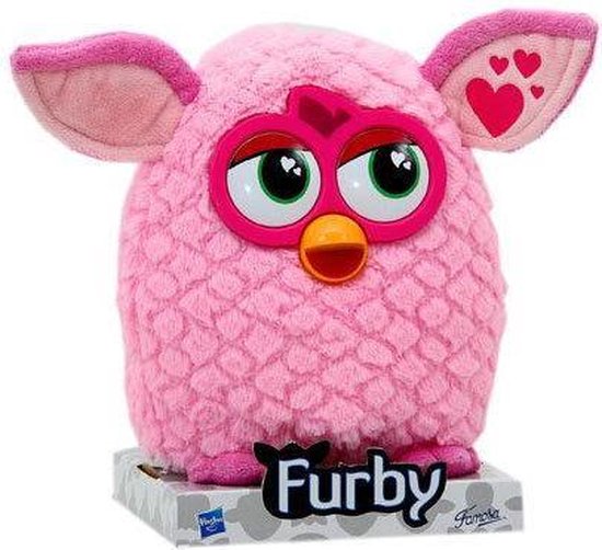 Furby Knuffel Pink Puff - Roze 20 cm | bol.com