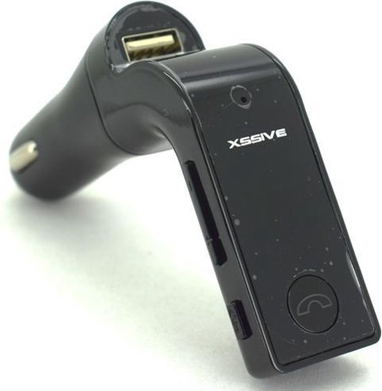Bluetooth MP3 speler - autolader - met Micro SD slot - inclusief Aux Kabel  - zwart | bol.com