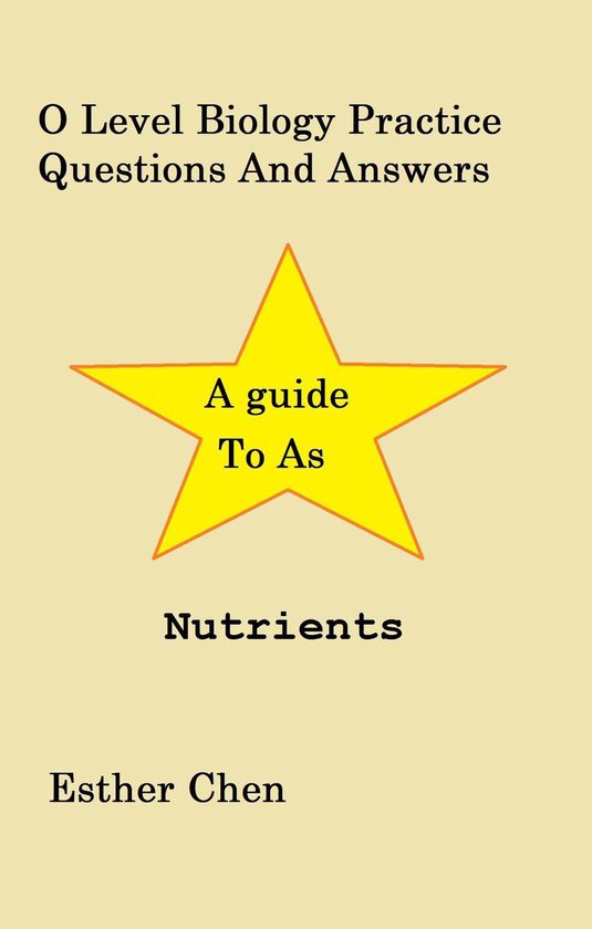 O Level Biology Topical Practice Questions And Answers 8 - O ... - cover